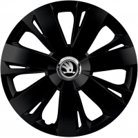 KRYTY KOLIES PRE ŠKODA 15" ENERGY black 4ks